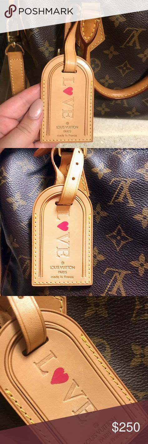 authentic Louis Vuitton tag